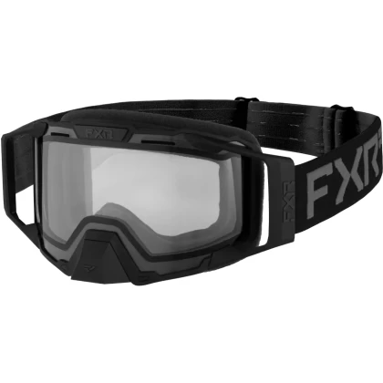 Ochelari Snowmobil FXR RACING COMBAT COLD STOP CLEAR · Negru / Gri  - 0