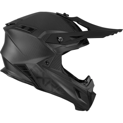Cască Enduro - Cross - Snowmobil FXR RACING HELIUM CARBON W / D-RING 2022 · Negru  - 1