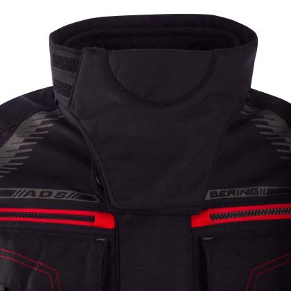 Geacă Moto din Textil GoreTex BERING TRAVEL GTX · Negru / Roșu  - 3
