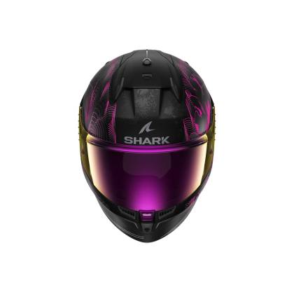 Cască Moto Integrală SHARK D-SKWAL 3 MAYFER · Negru / Roz / Gri  - 2