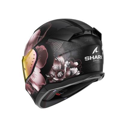 Cască Moto Integrală SHARK D-SKWAL 3 MAYFER · Negru / Roz / Alb  - 1