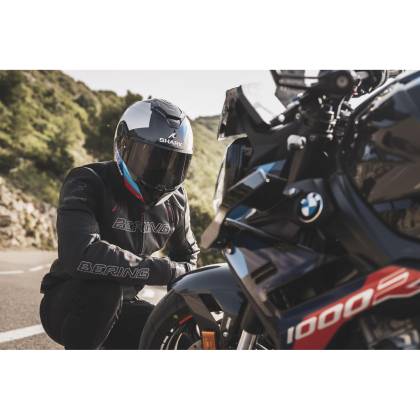 Cască Moto Integrală SHARK SPARTAN GT PRO DOKHTA CARBON · Negru / Alb / Albastru / Roșu  - 7