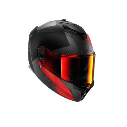 Cască Moto Integrală SHARK SPARTAN GT PRO DOKHTA CARBON · Negru / Gri / Roșu  - 12
