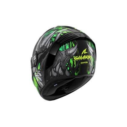 Cască Moto Integrală SHARK SPARTAN RS SHAYTAN · Negru / Verde / Gri  - 9
