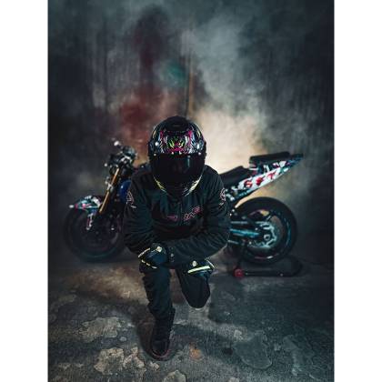 Cască Moto Integrală SHARK SPARTAN RS SHAYTAN · Negru / Verde / Gri  - 1