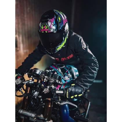 Cască Moto Integrală SHARK SPARTAN RS SHAYTAN · Negru / Verde / Gri  - 2