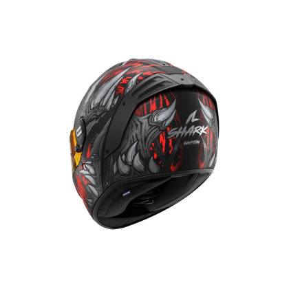 Cască Moto Integrală SHARK SPARTAN RS SHAYTAN MAT · Negru / Roșu / Gri  - 8