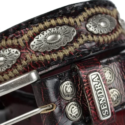 Curea din Piele SENDRA BOOTS 7606 DENVER ROJO · Roșu  - 1