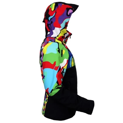 Geacă Outdoor / Schi Damă STRINDBERG 5190T, Toraydelfy · Negru / Multicolor  - 3