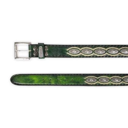 Curea din Piele SENDRA BOOTS 7606 DENVER VERDE · Verde  - 2