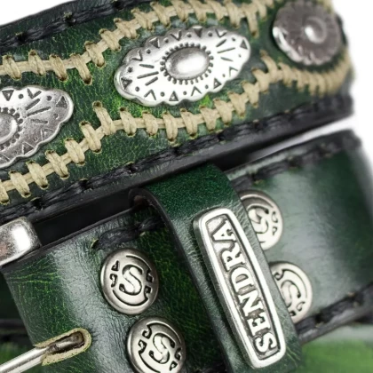 Curea din Piele SENDRA BOOTS 7606 DENVER VERDE · Verde  - 1