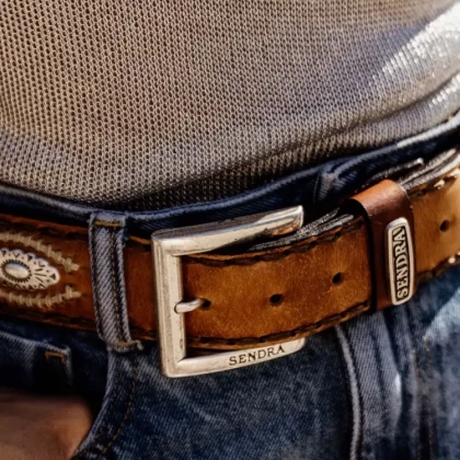 Curea din Piele SENDRA BOOTS 7606 EVOLUTION TANG · Maro  - 1