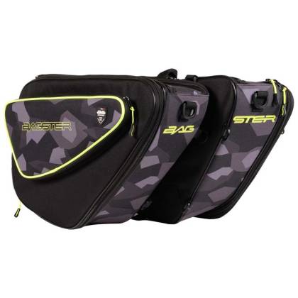 Geantă Moto pentru Șa Extensibilă BAGSTER RIVAL 20-30L · Negru / Camo  - 0