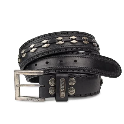 Curea din Piele Naturală SENDRA BOOTS 8340 NEGRO 