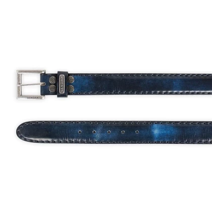 Curea din Piele Naturală SENDRA BOOTS 8563 DENVER AZUL · Albastru  - 2