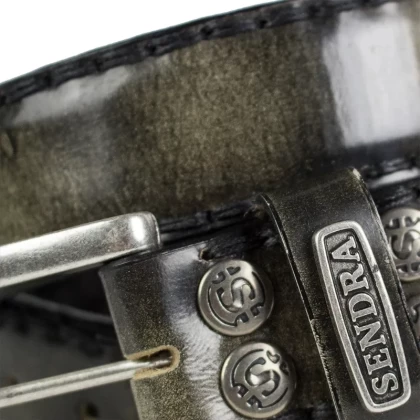 Curea din Piele Naturală SENDRA BOOTS 8563 DENVER TIERRA · Verde  - 1