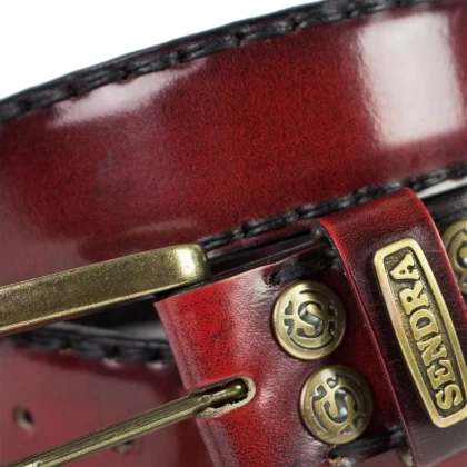 Curea din Piele Naturală SENDRA BOOTS 8563 FLORA ROJO ORO VIEJO · Roșu  - 1