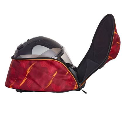Rucsac Moto pentru Cască BAGSTER PIX HELMET XSD381 15L · Roșu / Negru / Portocaliu  - 1