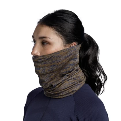 Bandană Tubulară Multifunctională BUFF ORIGINAL DRYFLEX BRINDLE BROWN · Maro / Albastru  - 3