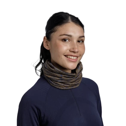 Bandană Tubulară Multifunctională BUFF ORIGINAL DRYFLEX BRINDLE BROWN · Maro / Albastru  - 2