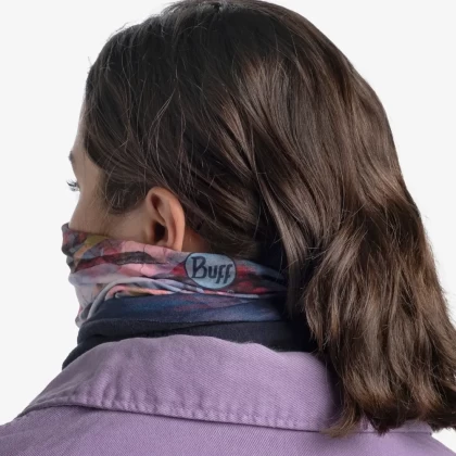 Bandană Tubulară Multifunctională BUFF ORIGINAL POLAR WAYLY MULTI · Albastru / Roșu / Mov  - 3
