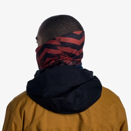 Bandană Tubulară Multifunctională BUFF ORIGINAL WINDPROOF VOLTAIK MULTI · Albastru / Portocaliu  - 2