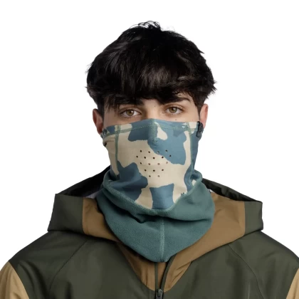 Bandană Tubulară Multifunctională BUFF MOUNTAIN BANDANA EMRE SILVERSAGE · Verde / Albastru / Bej  - 1