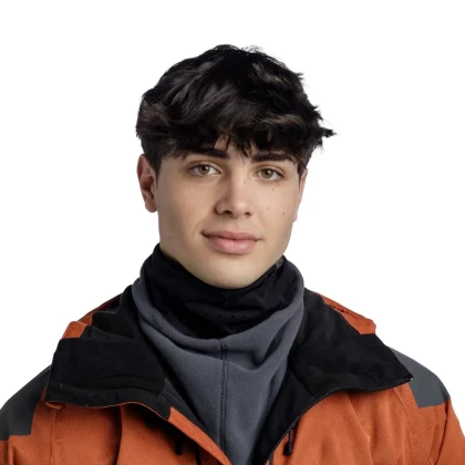 Bandană Tubulară Multifunctională BUFF MOUNTAIN BANDANA SOLID GRAPHITE · Gri / Negru  - 3