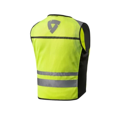 Vestă Moto Reflectorizantă REVIT ATHOS AIR 2 · Galben-Fluo  - 2