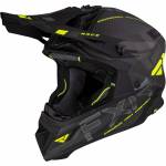 Cască Enduro - Cross - Snowmobil FXR RACING HELIUM CARBON W / D-RING · Negru / Verde-Flou