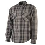 Cămașă Moto cu Protecții TRILOBITE 1971 TIMBER 2.0 · Gri / Negru