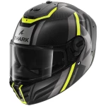 Cască Moto Integrală SHARK SPARTAN RS CARBON SHAWN · Negru Mat / Gri / Galben