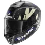 Cască Moto Integrală SHARK SPARTAN RS STINGREY MAT · Negru Mat / Alb / Albastru