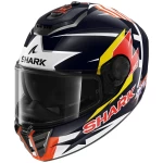 Cască Moto Integrală SHARK SPARTAN RS REPLICA ZARCO AUSTIN · Albastru / Alb / Roșu