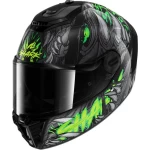 Cască Moto Integrală SHARK SPARTAN RS SHAYTAN · Negru / Verde / Gri
