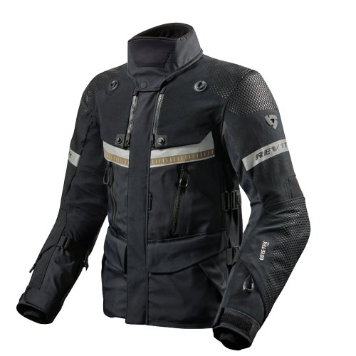 Geacă Moto din Textil GoreTex REVIT DOMINATOR 3 GTX · Negru 