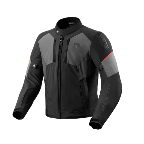 Geacă Moto din Textil REVIT CATALYST H2O · Negru / Gri 