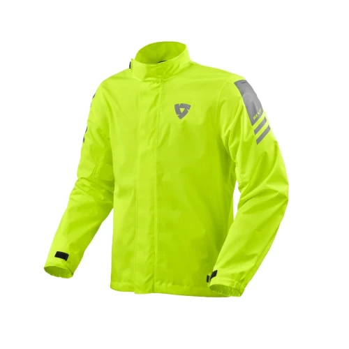 Geacă Moto de Ploaie din Textil REVIT CYCLONE 4 H2O · Galben-Fluo 