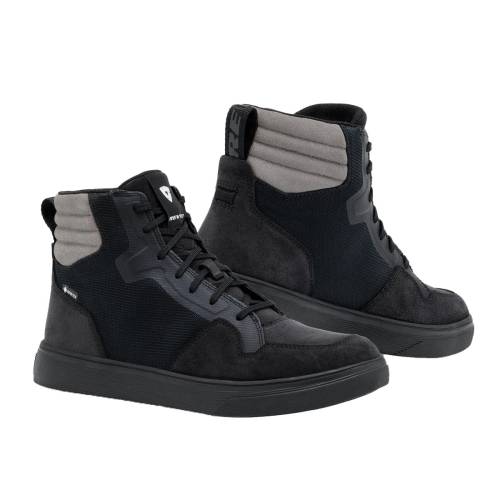 Ghete Moto din Piele & Textil REVIT KRAIT GTX · Negru / Gri 