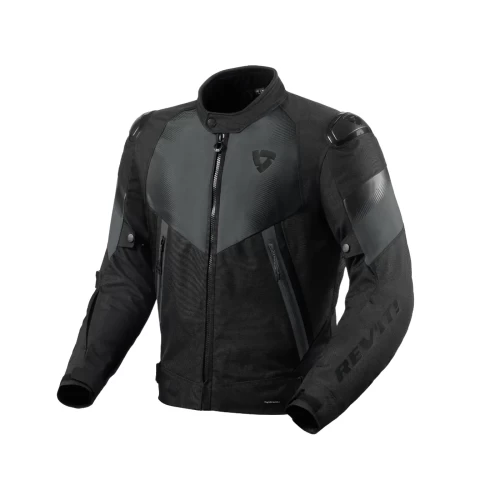 Geacă Moto de Vară din Textil REVIT CONTROL AIR H2O · Negru / Gri 