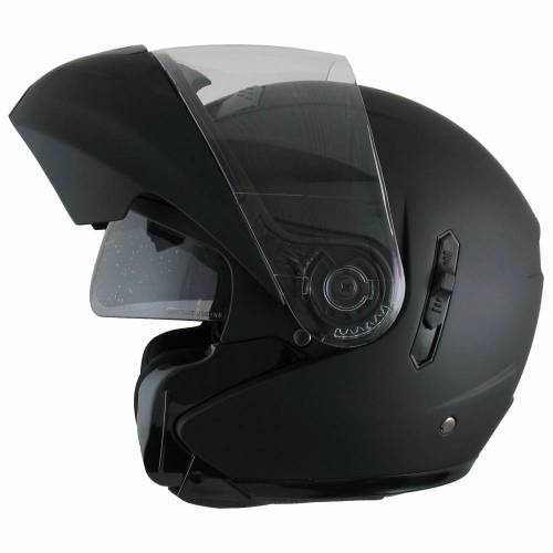 Cască Moto Flip-Up AWAX MODUL ELITE · Negru Mat 