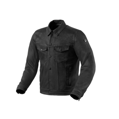 Geacă Moto din Textil REVIT TRUCKER · Negru 