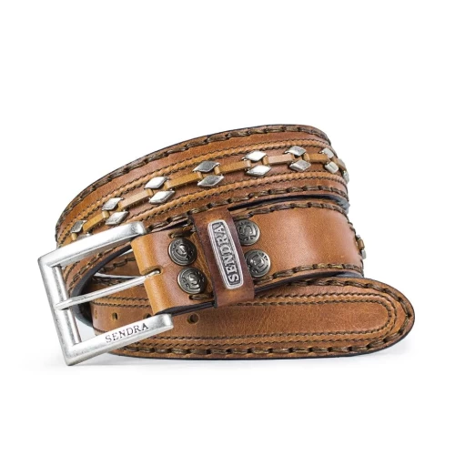 Curea din Piele Naturală SENDRA BOOTS 8340 BROWN · Maro 