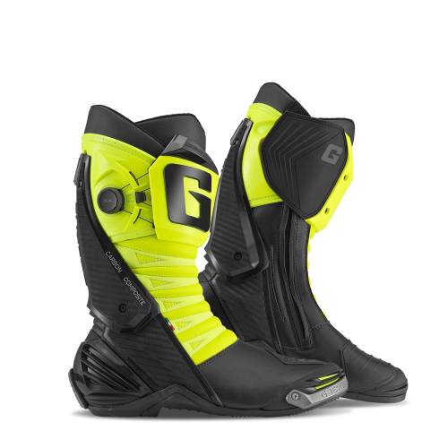 Cizme Moto Sport - Racing cu Gaerne Floating System GAERNE GP1 LS · Negru / Galben Fluo 