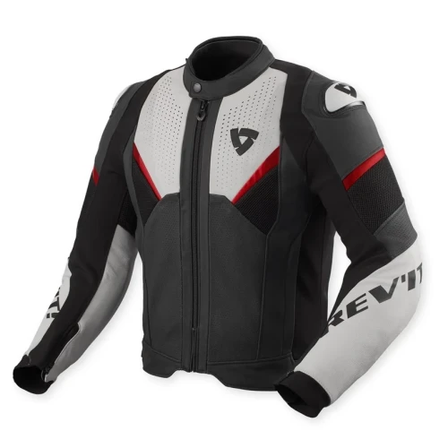 Geacă Moto din Piele REVIT AUTOMATE · Negru / Gri 