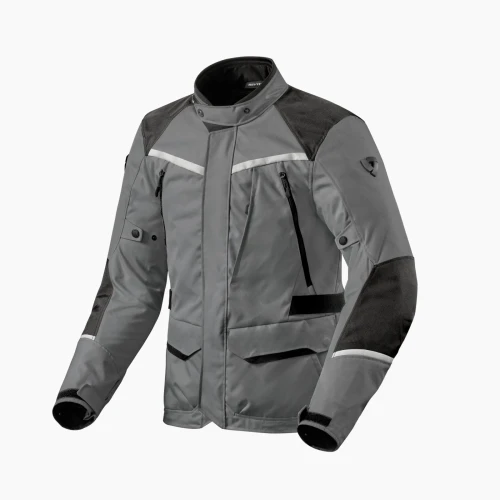 Geacă Moto Touring din Textil REVIT Voltiac 3 H2O · Gri / Negru 