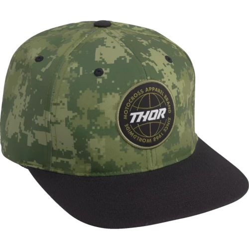 Șapcă Baseball THOR GLOBAL CAMO · Verde / Negru 