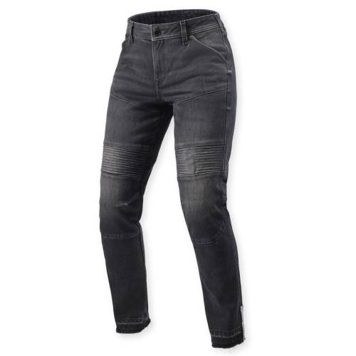 Blugi Moto Damă din Denim Cordura REVIT Moto 2 Slim Fit Ladies L30 · Negru 