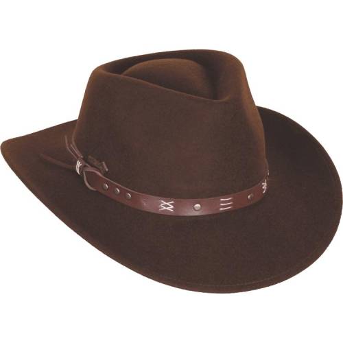 Pălărie Cowboy din Lână WILD WEST Emerald · Maro 