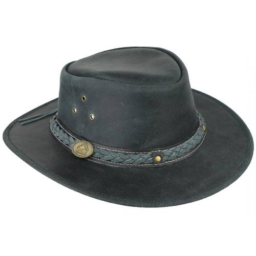 Pălărie Cowboy din Piele WILD WEST Williams · Negru 